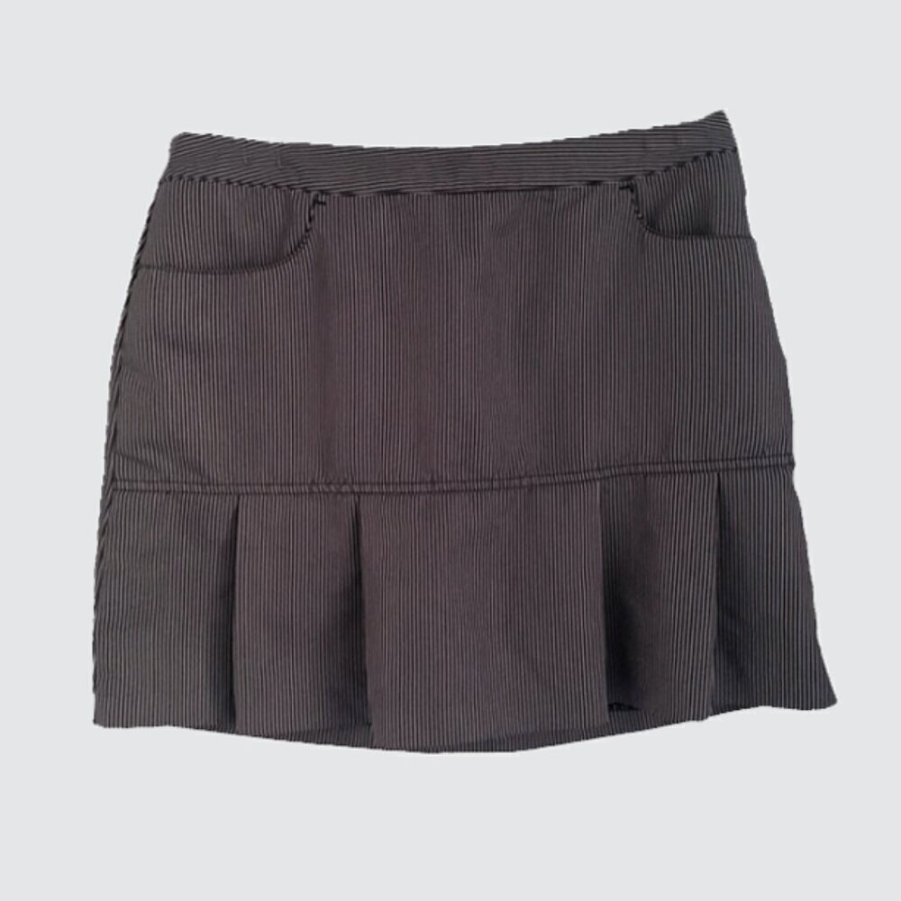 Adidas Striped Pleated Tennis Skirt